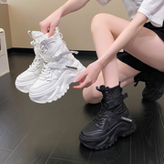 White Chunky Boots 