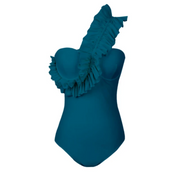 Flirty Ruffle Bombshell Swimsuit