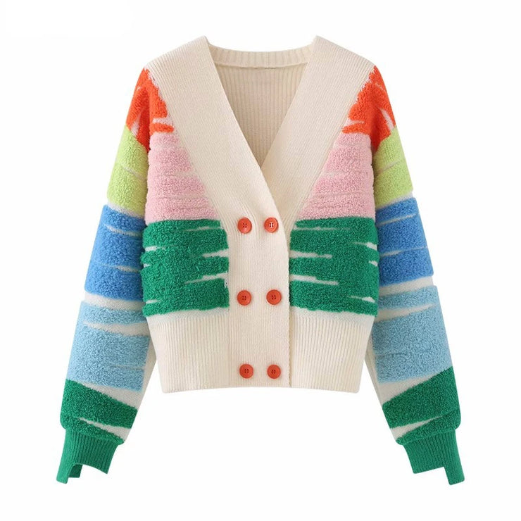 Rainbow Horizon Cardigan