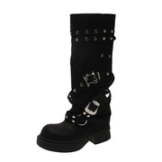 Astrid Rivet Long Boots