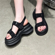 Robie Glit Platform Sandals