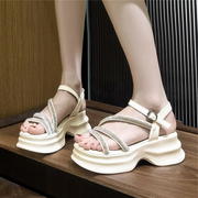 ShoreGlam Platform Sandals
