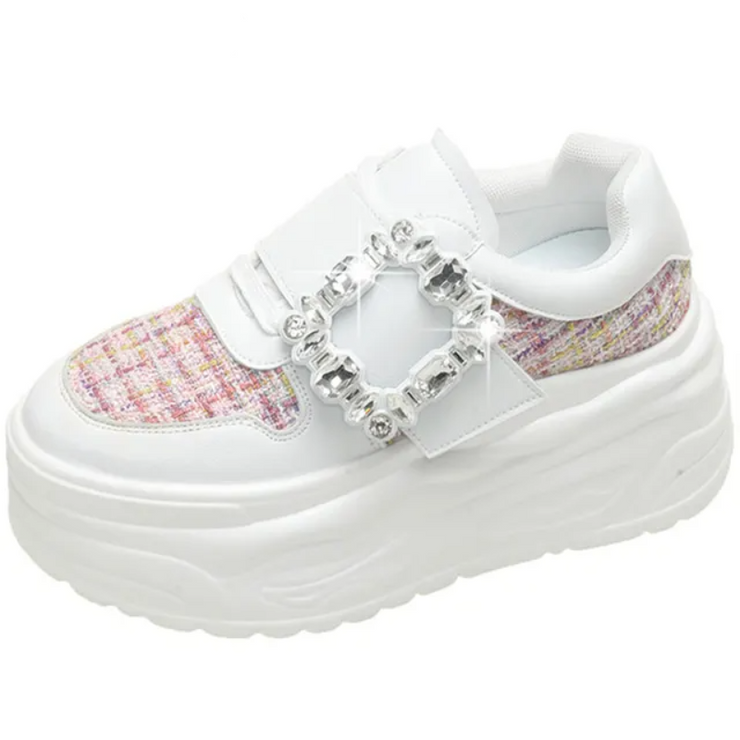 Gemstone Square Platform Sneakers