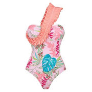 Flirty Ruffle Bombshell Swimsuit