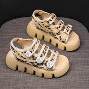 Cheetah Platform Sandals