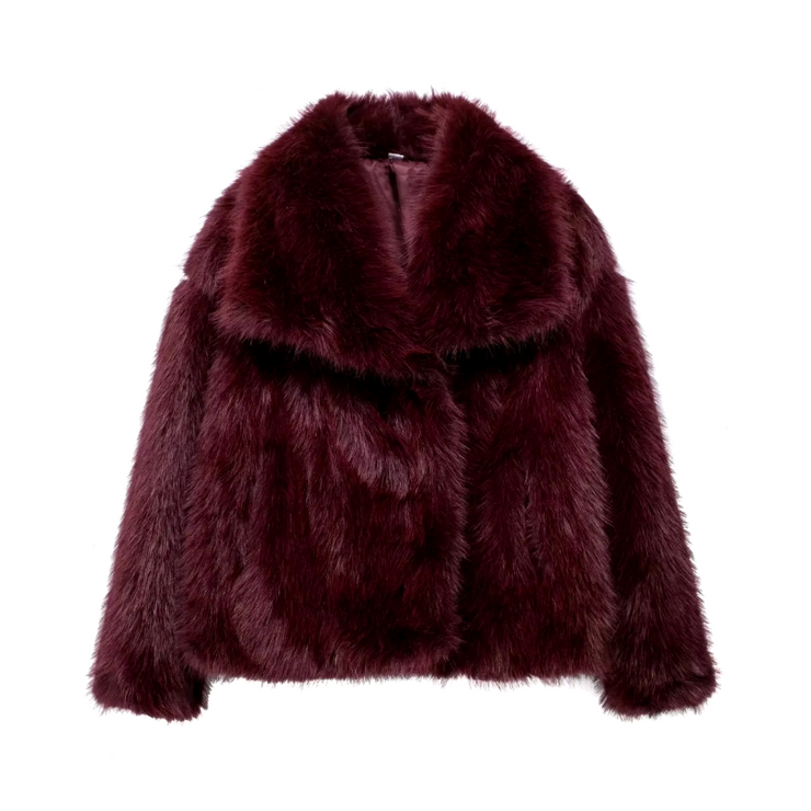 Velvet Snow Fluffy Coat