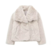 Velvet Snow Fluffy Coat