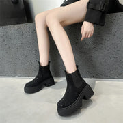 Rhinestone Run Ankle Boots