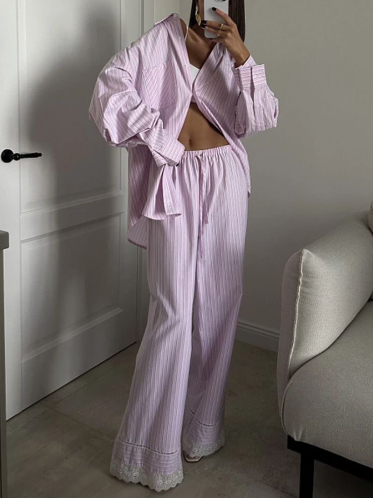 Skyline Stripes Oversized Set