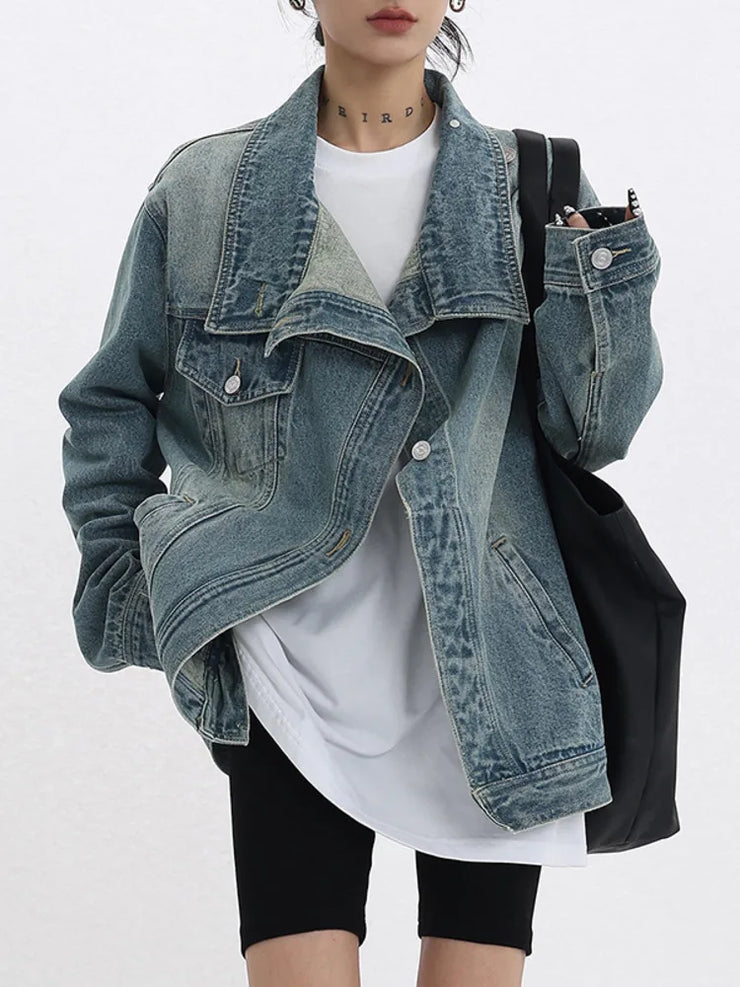 Eclectic Edge Denim Jacket