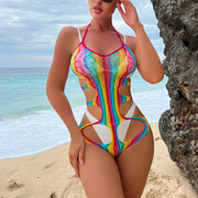 Spectrum Keyhole Swimsuit