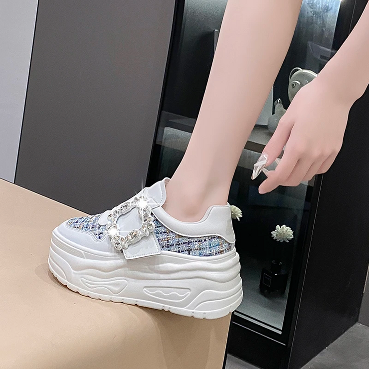 Gemstone Square Platform Sneakers