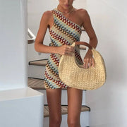 Off Balance Mini Dress