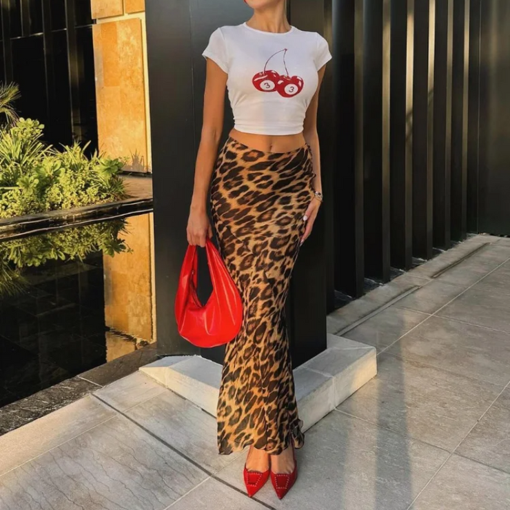 Eris Leopard Vintage Dress