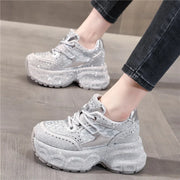 Crystal Accented Platform Sneakers