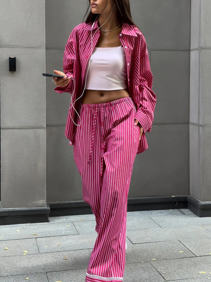 Skyline Stripes Oversized Set