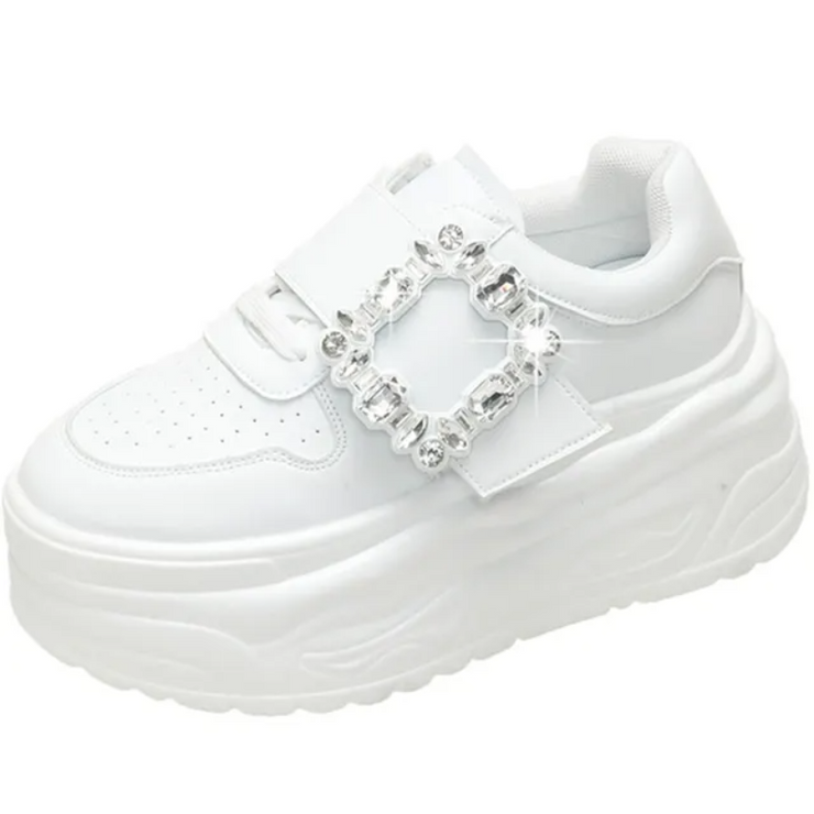 Gemstone Square Platform Sneakers