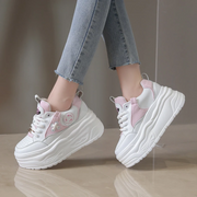 Lace X Platform Sneakers
