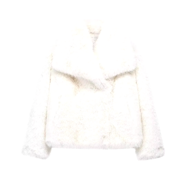 Velvet Snow Fluffy Coat