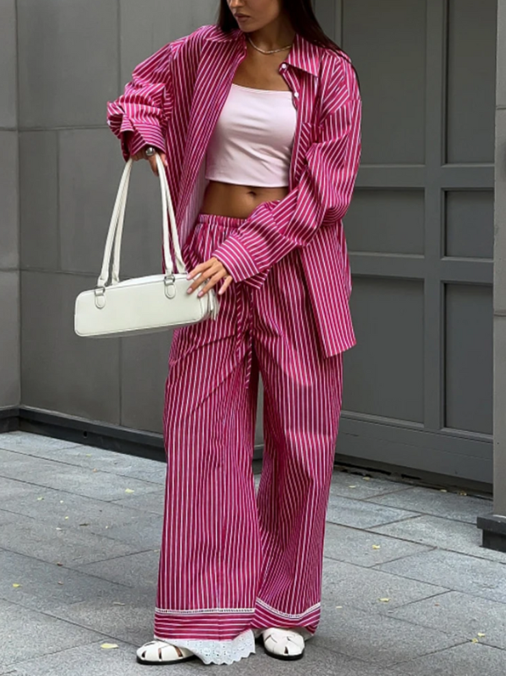 Skyline Stripes Oversized Set