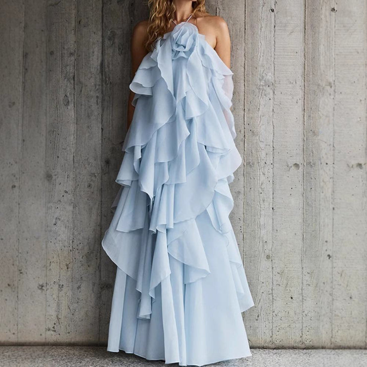 FloraFlick Halter Dress