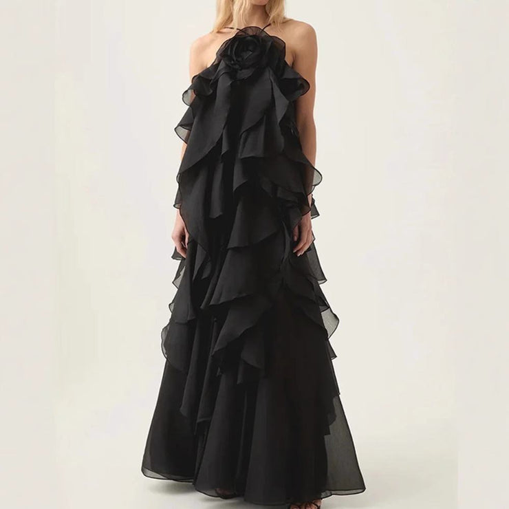 FloraFlick Halter Dress