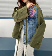 Green Scene Denim Coat