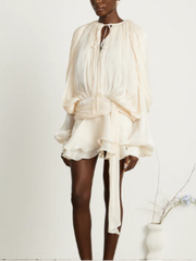 Dreamveil Pleated Wrap Top