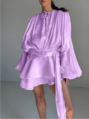 Dreamveil Pleated Wrap Top