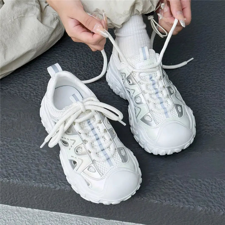 Perforated Trail Sneakers