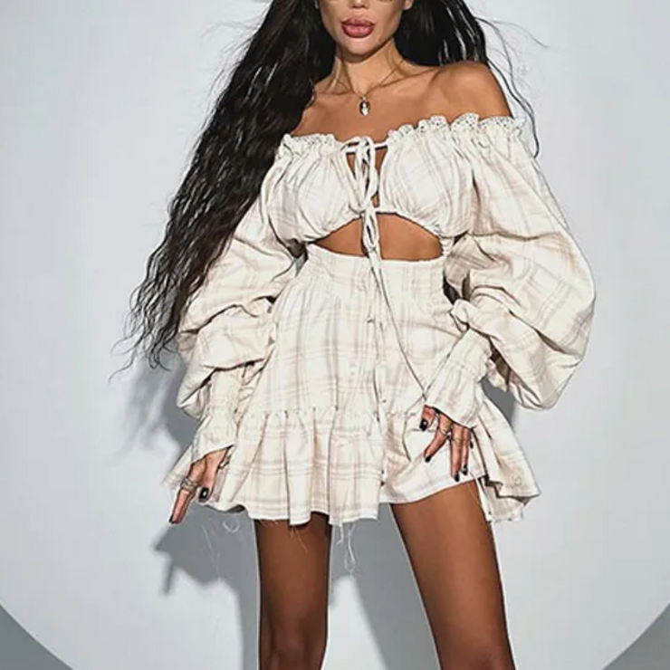 SweetRiot Lace Mini Dress