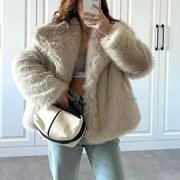 Velvet Snow Fluffy Coat