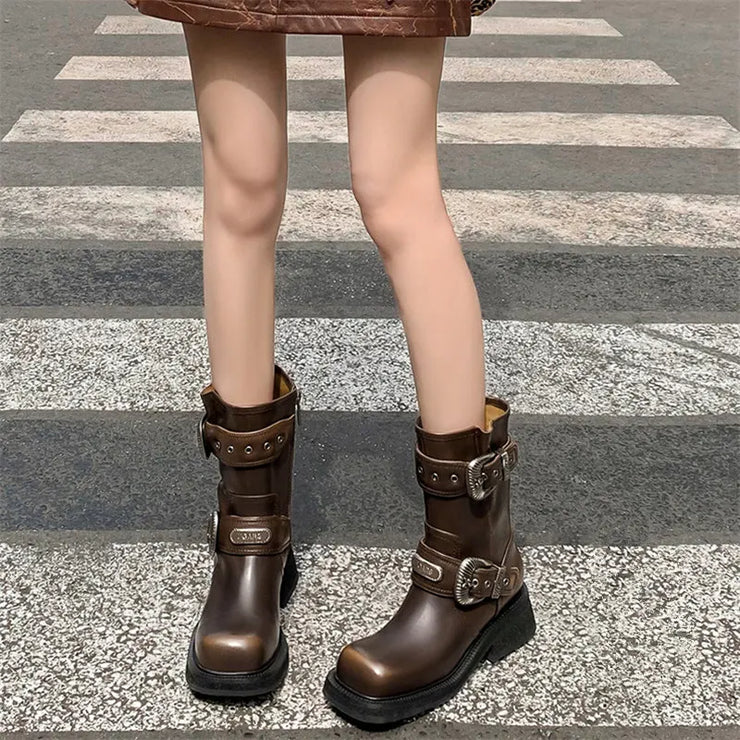 Sculpted Sole Fashion Boots