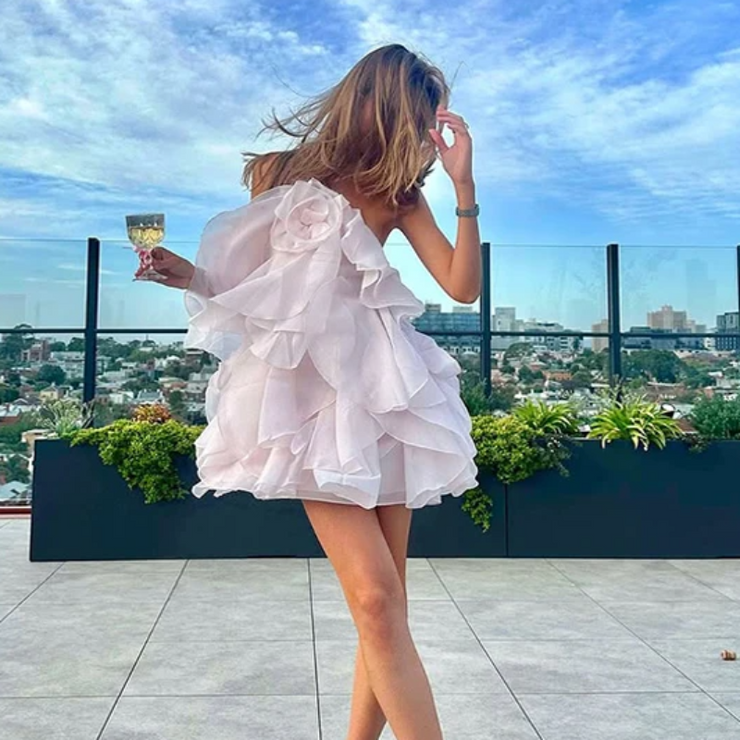 FloraFlick Halter Dress