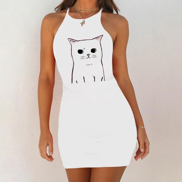 Chemise de nuit chaton