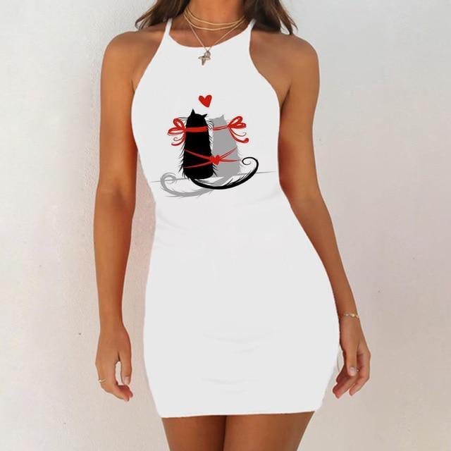 Chemise de nuit chaton