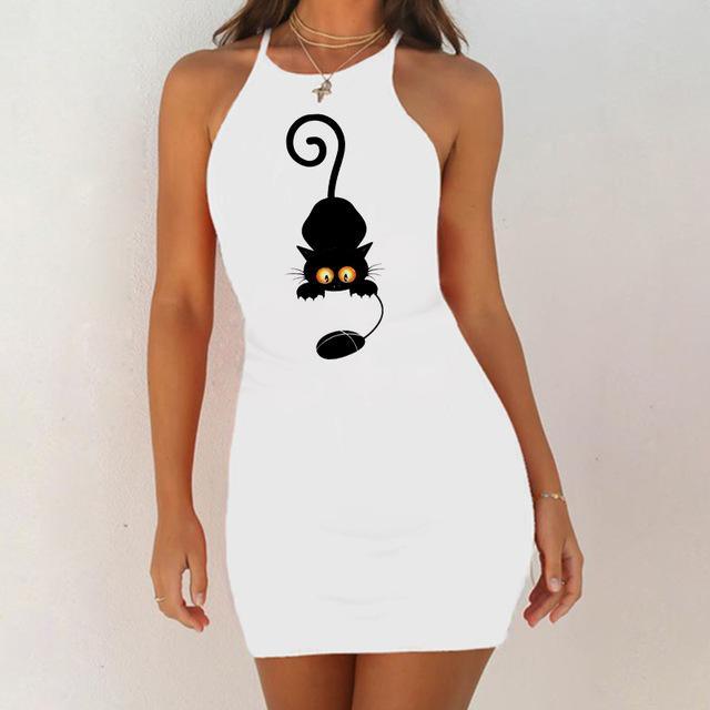 Chemise de nuit chaton