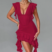 Flirty Ruffle Mozision Dress