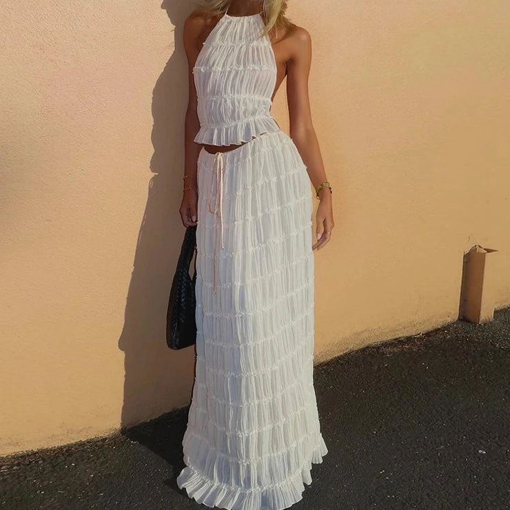 LunaFlair Backless Set