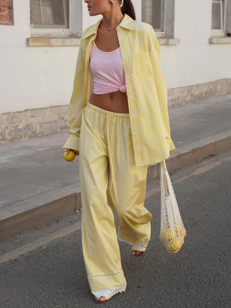 Skyline Stripes Oversized Set