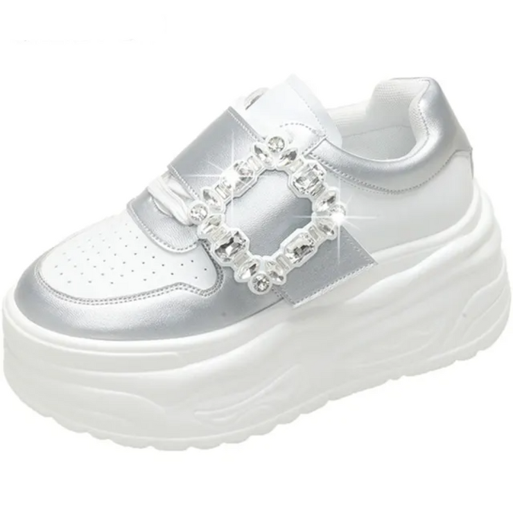 Gemstone Square Platform Sneakers