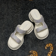 Robie Glit Platform Slippers
