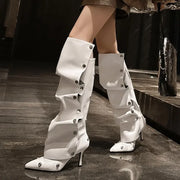 Studded Siren Knee High Boots