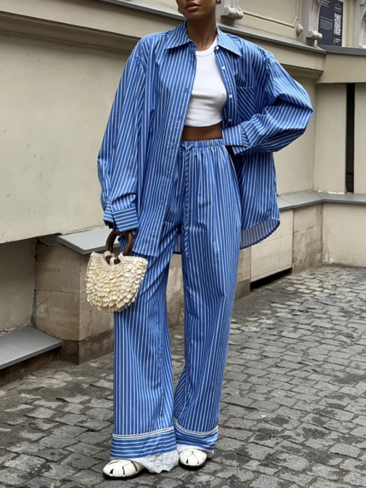 Skyline Stripes Oversized Set