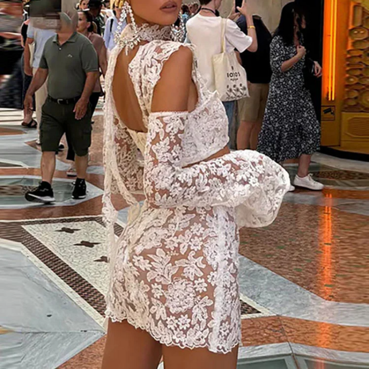 Lace Me Up Mini Skirts