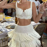 FringeFever Knit Shorts