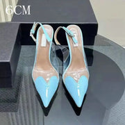 Amara Glow Pointed Glass Heels