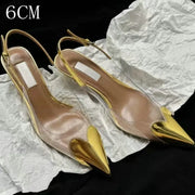 Amara Glow Pointed Glass Heels