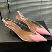 Amara Glow Pointed Glass Heels