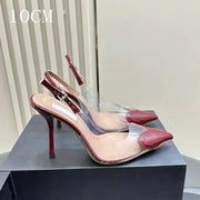 Amara Glow Pointed Glass Heels